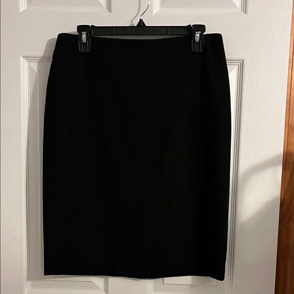 Talbots Elegant Black Pencil Skirt